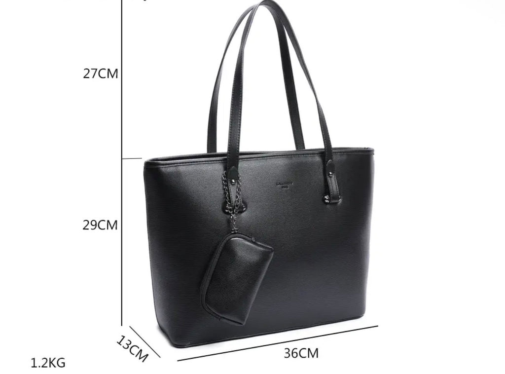 Sveva – Schwarze Shopper Tasche