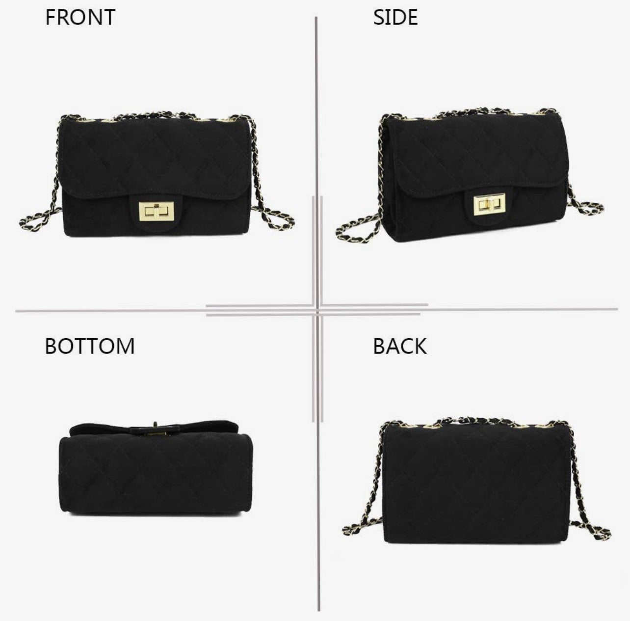Lara – Handtasche aus Wildleder