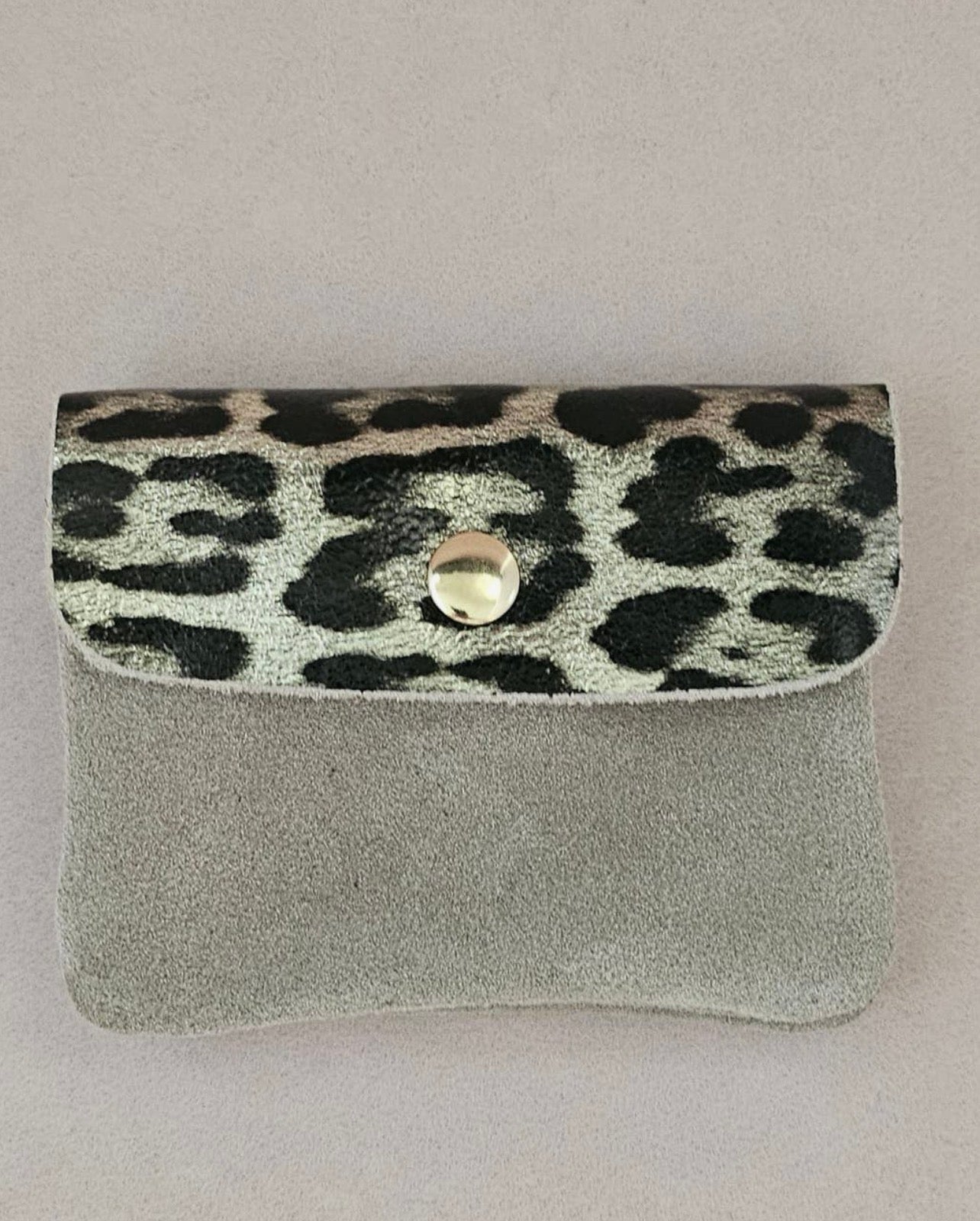 Leona – Portemonnaie Leopard aus Leder