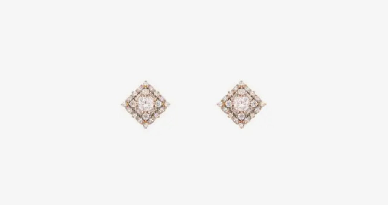 Gina – Geometrische Ohrringe mit Zirkonia