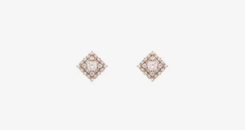 Gina – Geometrische Ohrringe mit Zirkonia