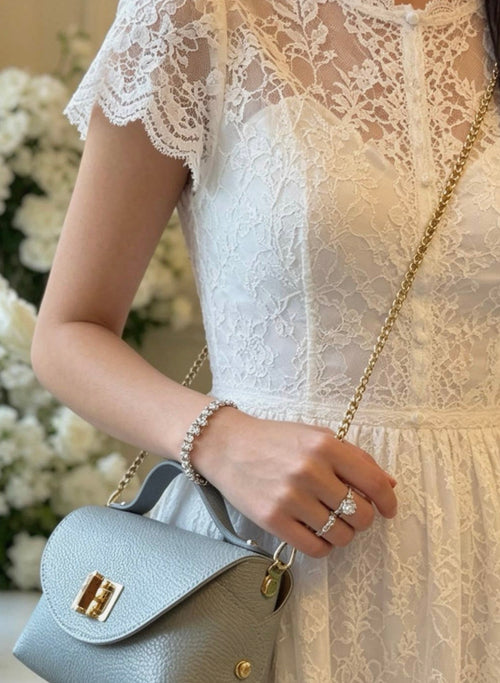 Fiamma – Mini-Bag aus gehämmertem Leder