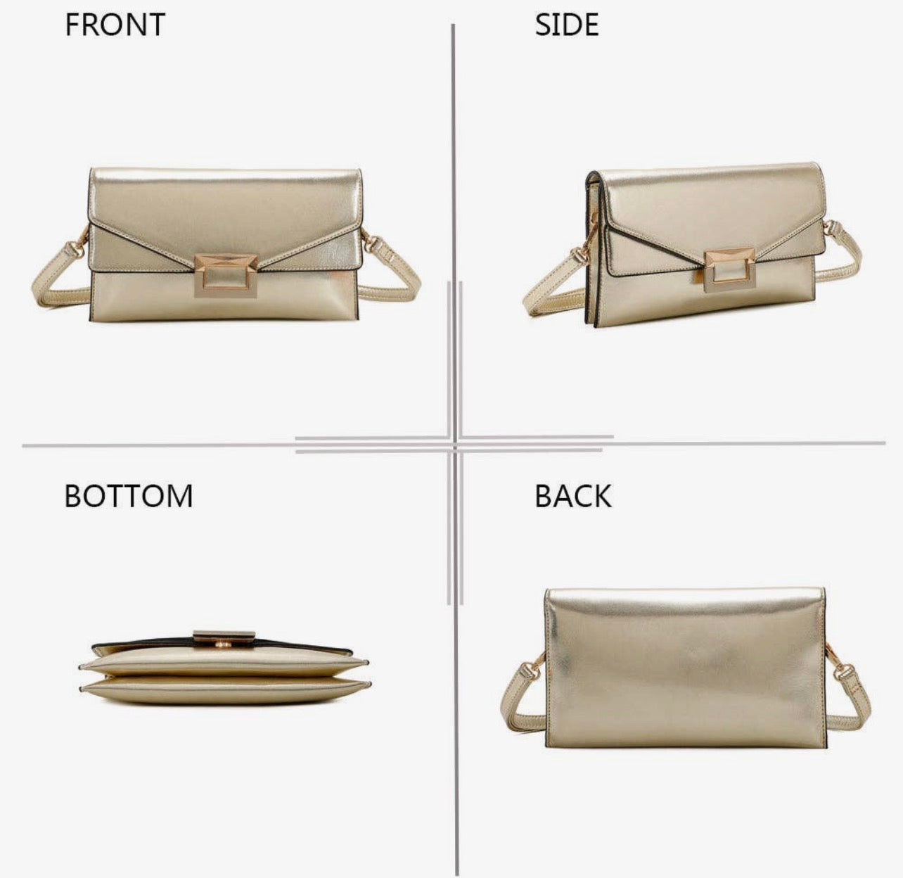 Alexandra – Clutch mit Magnetverschluss