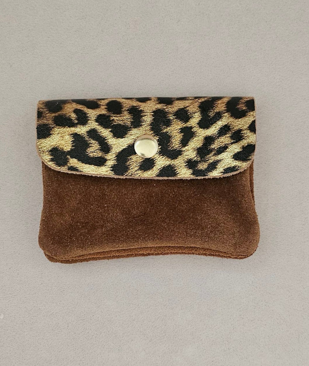 Leona – Portemonnaie Leopard aus Leder