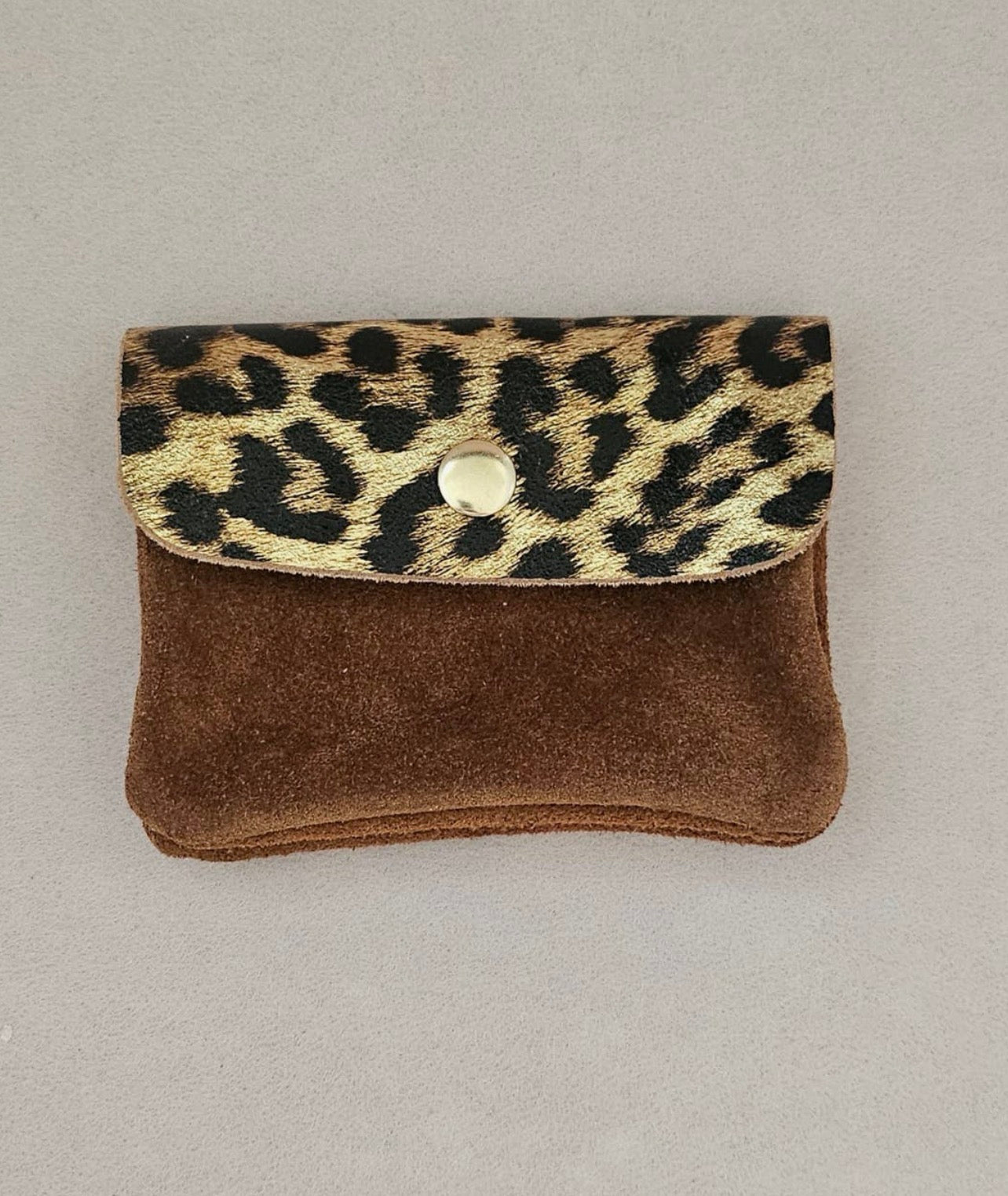 Leona – Portemonnaie Leopard aus Leder