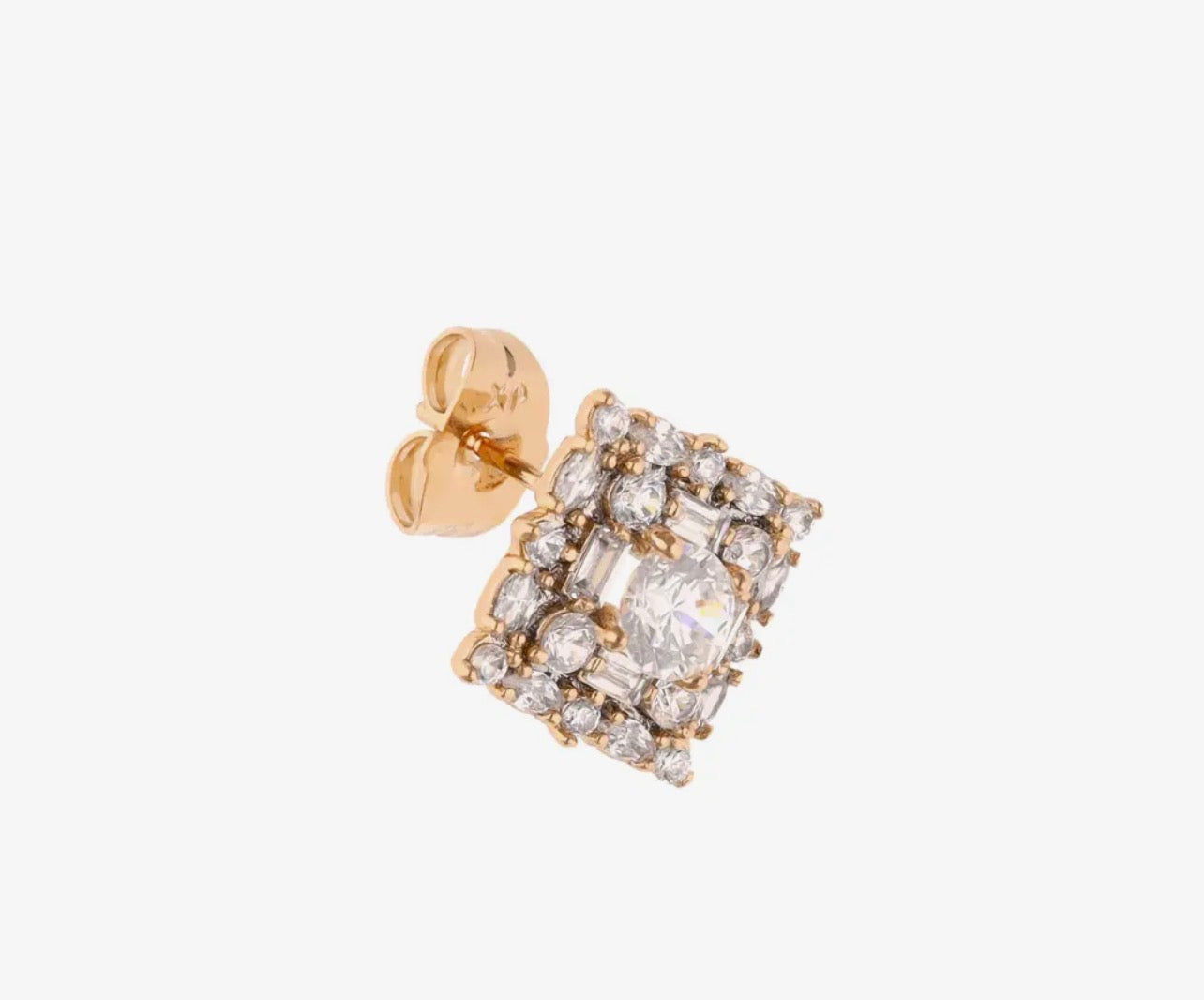 Gina – Geometrische Ohrringe mit Zirkonia