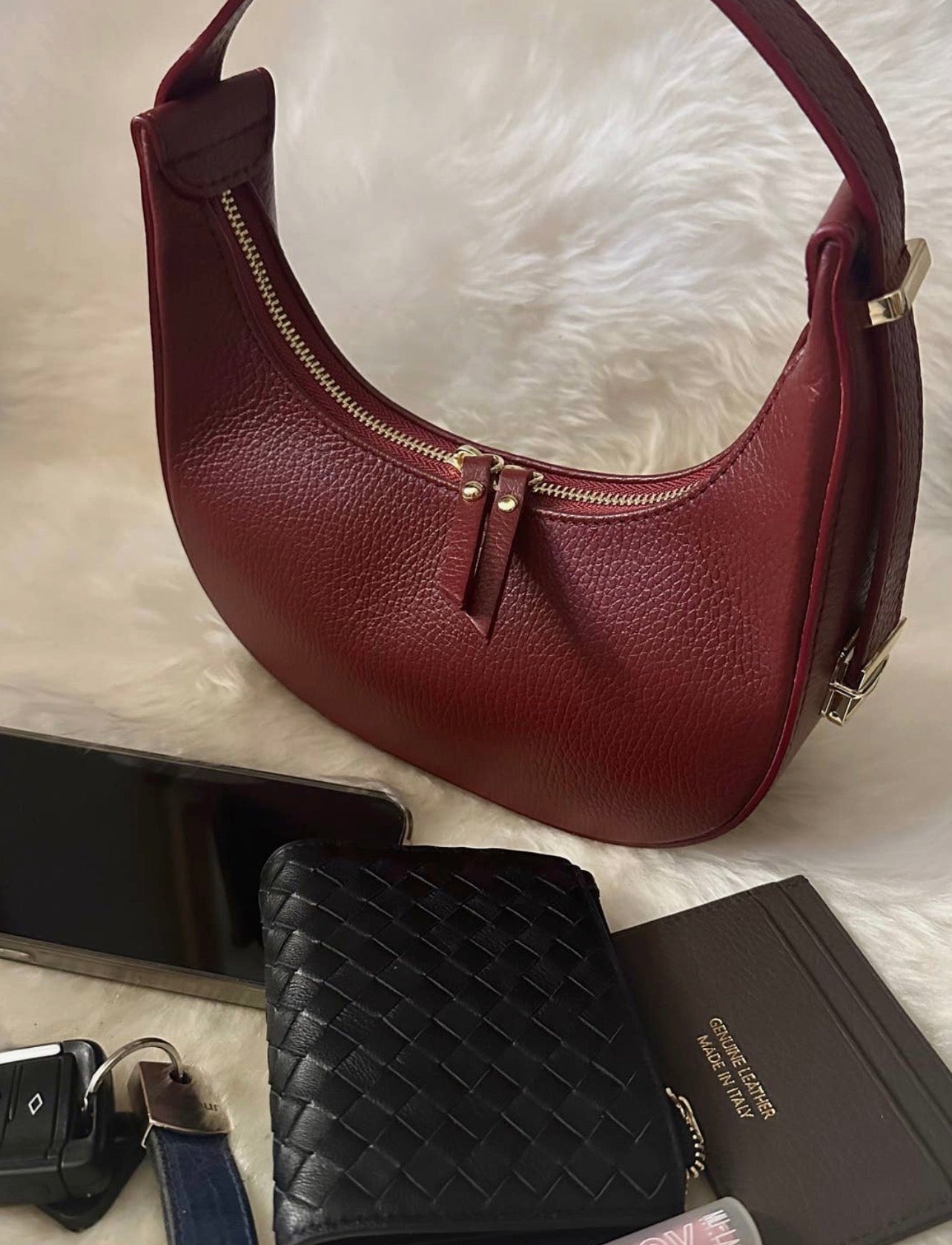 Elly – Mini Hobo Bag aus Echtleder