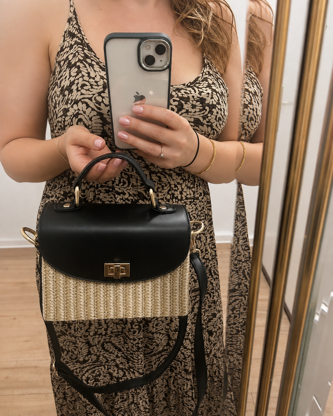 Mila – Elegante Flechtumhängetasche