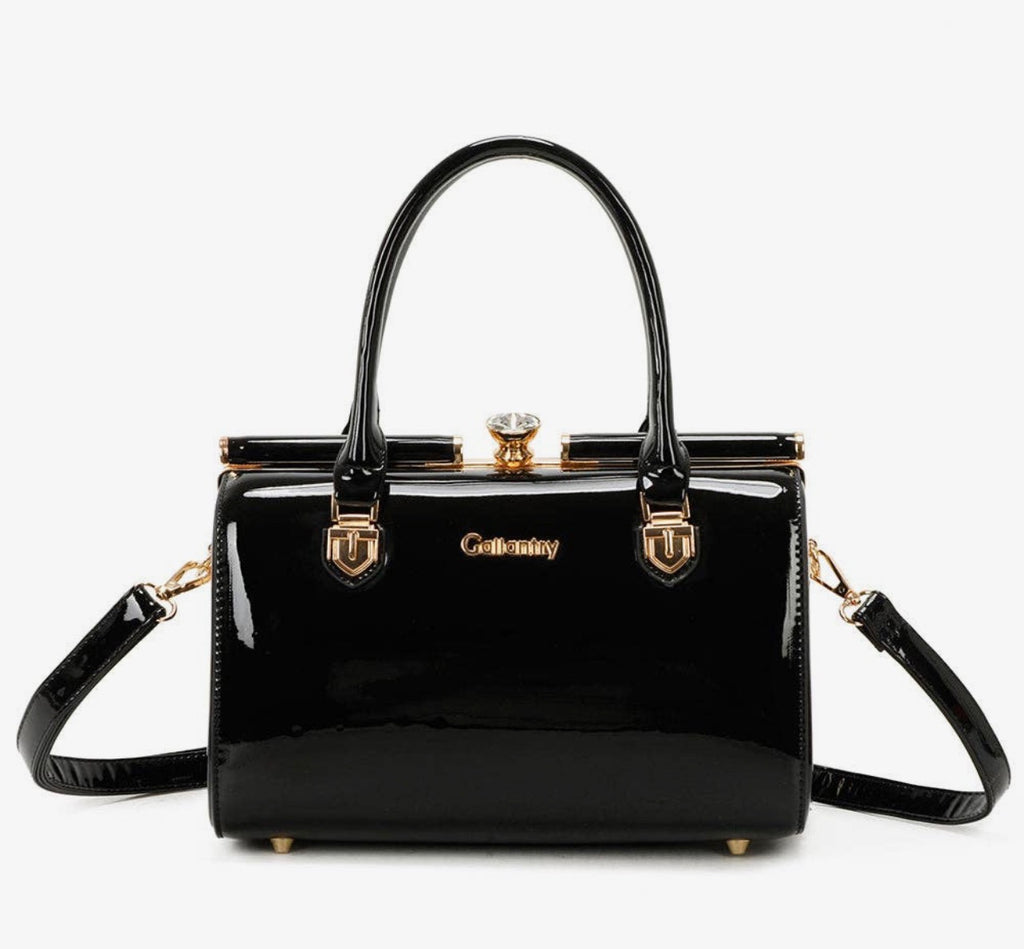 Rubina – Elegante Handtasche mit Golddetails