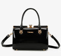 Rubina – Elegante Handtasche mit Golddetails