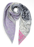 Statement Scarf „Milano“ – Grey & Pink